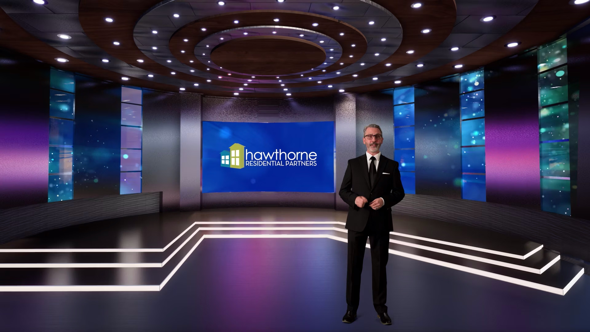 Hawthorne Residential Partners virtual awards show filmed by K2 Productions